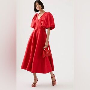 Aje red dress